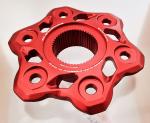 Ducati Streetfighter/Panigale V4 Kettenradträger in Rot von Evotech Italien